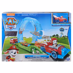 PAW Patrol, pista Ultimate Fire Rescue Set True Metal con veicolo die-cast di Marshall, in scala 1:55 - Vista aggiuntiva 2