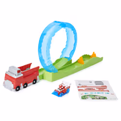 PAW Patrol, pista Ultimate Fire Rescue Set True Metal con veicolo die-cast di Marshall, in scala 1:55 - Vista aggiuntiva 4