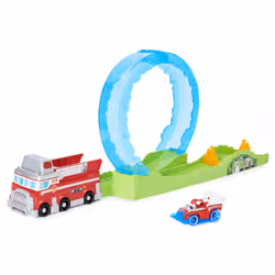 PAW Patrol, pista Ultimate Fire Rescue Set True Metal con veicolo die-cast di Marshall, in scala 1:55 - Vista aggiuntiva 6