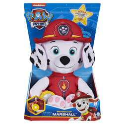 PAW Patrol , peluche Marshall da coccolare con torcia ed effetti sonori, per bambini dai 3 anni in su