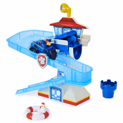 PAW Patrol , Adventure Bay Bath Playset con veicolo di Chase che si illumina, giocattolo da bagno per bambini dai 3 anni in su