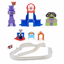 PAW Patrol PAT PATROUILLE LE FILM - TOTAL CITY RESCUE PLAYSET TRUE METAL - Univers Adventure City Réplique Officielle - Véhicule exclusif Die-Cast De Marcus Inclus - 6061056 - Jouet Enfant 3 ans et + - Vista aggiuntiva 7
