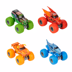 Monster Jam , set Tough Treads, Monster Truck die-cast El Toro Loco, Megalodon, Grave Digger e Bakugan Dragonoid ufficiali, s ...