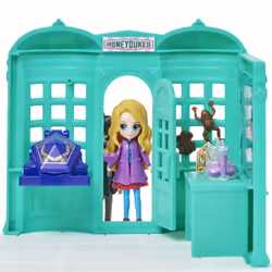 Wizarding World Harry Potter, Magical Minis Negozio Mielandia con 2 personaggi e 5 accessori, giocattoli per bambini dai 6 anni in su - Vista aggiuntiva 4