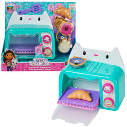 Gabby's Dollhouse , Forno Cucina con Cakey, cucina giocattolo con luci e suoni, accessori da cucina e cibi giocattolo per bambini dai 3 anni in su