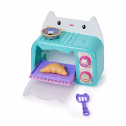 Gabby's Dollhouse , Forno Cucina con Cakey, cucina giocattolo con luci e suoni, accessori da cucina e cibi giocattolo per bambini dai 3 anni in su - Vista aggiuntiva 5