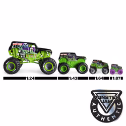 Monster Jam , Monster Truck die-cast ufficiali Batman Vs. Megalodon, in scala 1:64, giocattoli per bambini dai 3 anni in su - Vista aggiuntiva 7