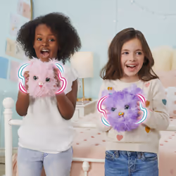 Fur Fluffs , Purr 'n Fluff, animale giocattolo interattivo a sorpresa con oltre 100 suoni e reazioni, per bambine dai 5 anni in su - Vista aggiuntiva 8