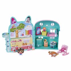 Gabby's Dollhouse , Mini set di gioco casa delle bambole con personaggio di Gabby e cartoncini con arredamenti, giocattolo per bambine e bambini dai 3 anni in su. - Vista aggiuntiva 2