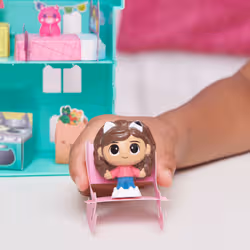 Gabby's Dollhouse , Mini set di gioco casa delle bambole con personaggio di Gabby e cartoncini con arredamenti, giocattolo per bambine e bambini dai 3 anni in su. - Vista aggiuntiva 6