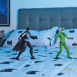 DC Comics | BATMAN | Personaggio in scala 30 cm Enigmista dai fumetti di Batman con decorazioni originali e 11 punti di articolazione - Giocattoli per bambini e bambine dai 3 anni - Vista aggiuntiva 6