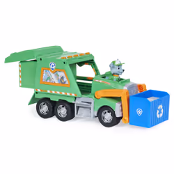 PAW Patrol , Reuse It Truck Deluxe di Rocky con personaggio da collezione e 3 attrezzi, per bambini dai 3 anni in su, Camion, ...