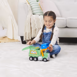 PAW Patrol , Reuse It Truck Deluxe di Rocky con personaggio da collezione e 3 attrezzi, per bambini dai 3 anni in su