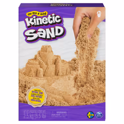 Kinetic Sand , 2,5 kg di vera sabbia marrone per mescolare, modellare e creare, dai 3 anni in su, Sabbia cinetica per bambini ...