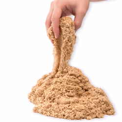 Kinetic Sand , 2,5 kg di vera sabbia marrone per mescolare, modellare e creare, dai 3 anni in su