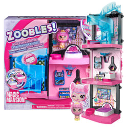 Zoobles Jouet - Maison Magique Modulable - Boules Magiques Colorées Transformables en Animaux Fantastiques - 1 Figurine Z-Girlz Exclusive Fournie