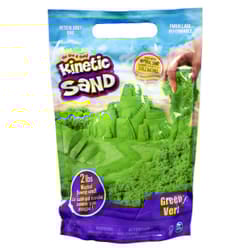 Kinetic Sand , Sacchetto di Sabbia Verde, 907 grammi - dai 3 anni