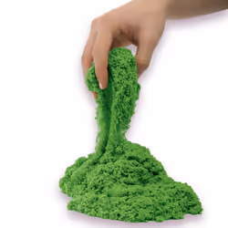 Kinetic Sand , Sacchetto di Sabbia Verde, 907 grammi - dai 3 anni