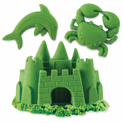 Kinetic Sand , Sacchetto di Sabbia Verde, 907 grammi - dai 3 anni - Vista aggiuntiva 5