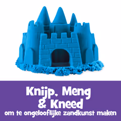 Kinetic Sand , 900 g di blu per mischiare, modellare e creare, dai 3 anni in su