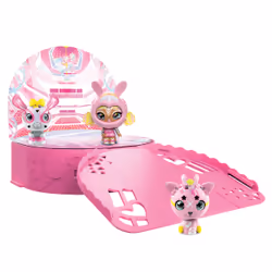 Zoobles Jouet - Multipack 3 - 2 Boules Magiques Colorées Transformables en Animaux et 1 Z-Girlz - Coffret de Jeu et Boîte de Rangement