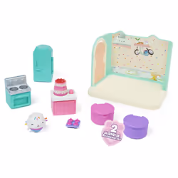 Gabby's Dollhouse , La cucina di gattino Dolcetto, mini playset stanze della casa, giochi per bambini dai 3 anni in su - Vista aggiuntiva 5