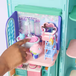 Gabby's Dollhouse , La sala da bagno di Siregatta, mini playset stanze della casa, giochi per bambini dai 3 anni in su - Vista aggiuntiva 4