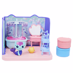 Gabby's Dollhouse , La sala da bagno di Siregatta, mini playset stanze della casa, giochi per bambini dai 3 anni in su - Vista aggiuntiva 7