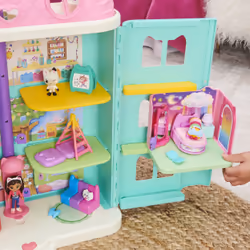 Gabby's Dollhouse , La camera da letto di Cuscigatta, mini playset stanze della casa, giochi per bambini dai 3 anni in su - Vista aggiuntiva 4