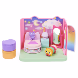 Gabby's Dollhouse , La camera da letto di Cuscigatta, mini playset stanze della casa, giochi per bambini dai 3 anni in su - Vista aggiuntiva 5
