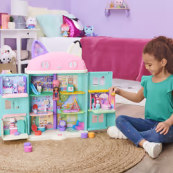 Gabby's Dollhouse , La camera da letto di Cuscigatta, mini playset stanze della casa, giochi per bambini dai 3 anni in su - Vista aggiuntiva 8