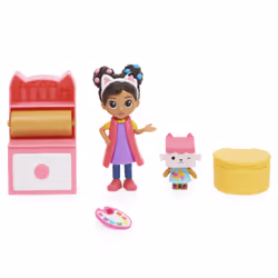 Gabby's Dollhouse , Mini set Studio d’arte, con Gabby e Baby Scatola, giochi per bambini dai 3 anni in su - Vista aggiuntiva 7