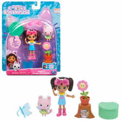 Gabby's Dollhouse , Mini set Giardino floreale, con Gabby e Gattina Fatina, giochi per bambini dai 3 anni in su, 3 anno/i, Mu ...
