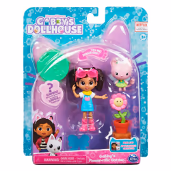 Gabby's Dollhouse , Mini set Giardino floreale, con Gabby e Gattina Fatina, giochi per bambini dai 3 anni in su - Vista aggiuntiva 7