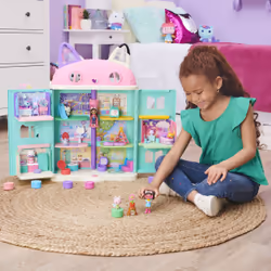 Gabby's Dollhouse , Mini set Giardino floreale, con Gabby e Gattina Fatina, giochi per bambini dai 3 anni in su - Vista aggiuntiva 8