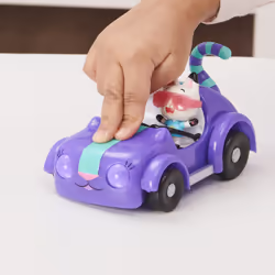 Gabby's Dollhouse , La macchina di Carlita con personaggio Pandi Panda e accessori, giochi per bambini dai 3 anni in su - Vista aggiuntiva 4