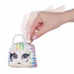 Purse Pets Micro, pochette alla moda Tigre Roarin’ Rainbow con occhi che ruotano - Vista aggiuntiva 2