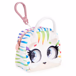 Purse Pets Micro, pochette alla moda Tigre Roarin’ Rainbow con occhi che ruotano - Vista aggiuntiva 4