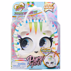 Purse Pets Micro, pochette alla moda Tigre Roarin’ Rainbow con occhi che ruotano - Vista aggiuntiva 5