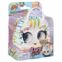 Purse Pets Micro, pochette alla moda Tigre Roarin’ Rainbow con occhi che ruotano - Vista aggiuntiva 6