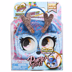 Purse Pets Micro, pochette alla moda Cerbiatta Denim Deerie con occhi che ruotano - Vista aggiuntiva 5