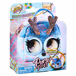 Purse Pets Micro, pochette alla moda Cerbiatta Denim Deerie con occhi che ruotano - Vista aggiuntiva 6