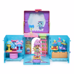 Gabby's Dollhouse , set di gioco portatile Armadio Arcobaleno con bambola di Gabby, giocattolo a sorpresa e accessori per servizio fotografico, per bambini dai 3 anni in su - Vista aggiuntiva 6