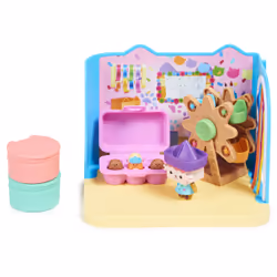 Gabby's Dollhouse , Stanza Baby Box Craft-a-riffic con il personaggio gatto Baby Scatola, accessori, mobili e scatole con sorpresa, per bambini dai 3 anni in su - Vista aggiuntiva 5