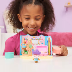 Gabby's Dollhouse , Stanza Baby Box Craft-a-riffic con il personaggio gatto Baby Scatola, accessori, mobili e scatole con sorpresa, per bambini dai 3 anni in su - Vista aggiuntiva 6
