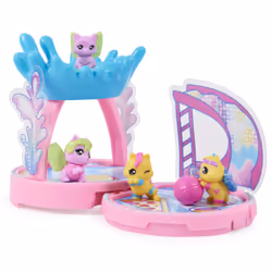 Hatchimals CollEGGtibles, Playdate Pack Rainbow-cation, set di gioco a forma d'uovo con 4 personaggi e 2 accessori (il modello può variare), giocattoli per bambine