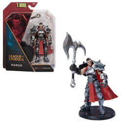 League of Legends Personaggio collezionabile Darius da 10,2 cm con dettagli esclusivi e ascia, The Champion Collection, per collezionisti, dai 12 anni in su