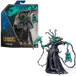 League of Legends Personaggio collezionabile Thresh da 15,2 cm con dettagli esclusivi e 2 accessori, The Champion Collection, per collezionisti, dai 12 anni in su