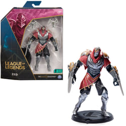League of Legends Personaggio collezionabile Zed da 15,2 cm con dettagli esclusivi e 2 accessori, The Champion Collection, per collezionisti, dai 12 anni in su