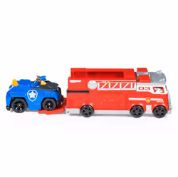 PAW Patrol , Camion dei Pompieri e auto della polizia di Chase in metallo, veicoli die-cast in scala 1:55, giocattoli per bambini dai 3 anni in su - Vista aggiuntiva 2